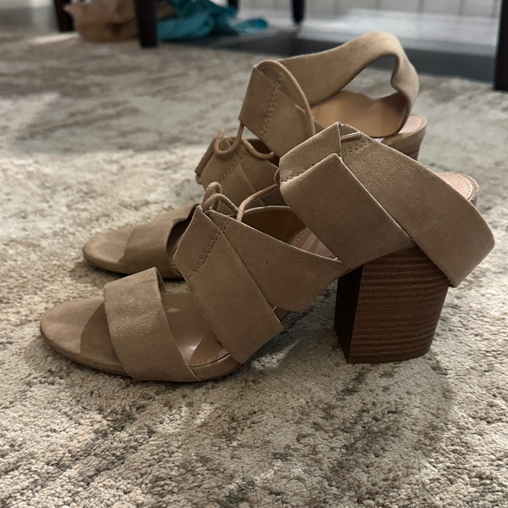 Strappy, 4-inch wedges